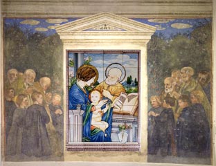 L’opera di Galileo Chini recuperata all’interno dell’istituto Professionale “Chino Chini” di Borgo San Lorenzo. 